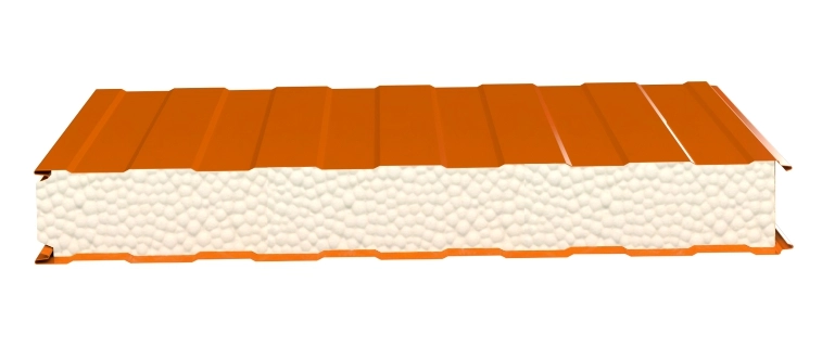 Стеновая сэндвич-панель с наполнителем из экструдированного пенополистирола
